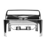 Chafing dish cu capac rolltop 180 de grade, 9 L Yato YG-04140