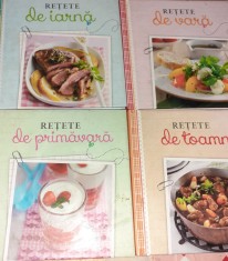 RETETE DE PRIMAVARA,VARA,TOAMNA ,IARNA 4 VOLUME ,FORMAT MIC