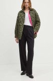 MAX&amp;Co. pantaloni femei, culoarea negru, drept, high waist, 2426136071200