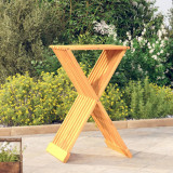 Taburet pliabil, 40x32,5x70 cm, lemn masiv de tec GartenMobel Dekor, vidaXL