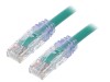 Patch Cord TX6A 10Gig U/UTP CAT6a PVC Verde 2m 24AWG