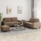 vidaXL Set de canapele, 3 piese, maro, textil 3201893