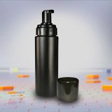 Recipient Spuma 200ml Negru - Foam Bottle Profesional Tatuaj, PMU, Cosmetica - Dozare Controlata, Reutilizabil
