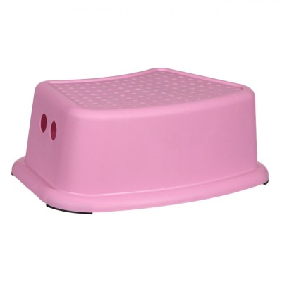 Treaptă &amp;Icirc;nălțătoare Copii, Roz Pastel, Plastic, Dimensiuni 36x24x12.5cm, Greutate Maxima 50kg foto