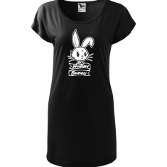 Tricou rochie Malfini bumbac print "Hunny Bunny" marimi S, M, L, XL