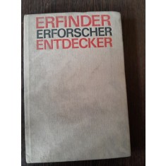 ERFINDER, ERFORSCHER ENTDECKER - WALTER CONRAD (TEXT IN LIMBA GERMANA)
