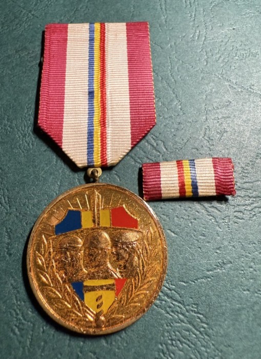 Medalie 25 Octombrie Ziua Armatei RSR