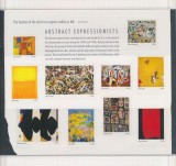 SUA-2010-EXPRESIONISTI ABSTRACTI-Bloc nedantelat 10 timbre de 44 centi-