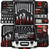 Cumpara ieftin Trusa scule 187 piese multifunctionala, otel carbon, valiza cu roti si organizare inteligenta, profesionala si compacta