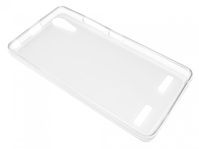 Husa silicon transparenta (cu spate mat) pentru Lenovo A6000 foto