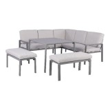 Cumpara ieftin Set mese GoodHome Aeroom &ndash; Masă și Scaune