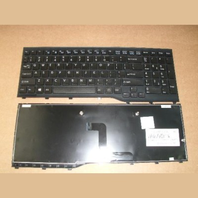Tastatura laptop noua Fujitsu Lifebook AH552 Black Frame Black US foto