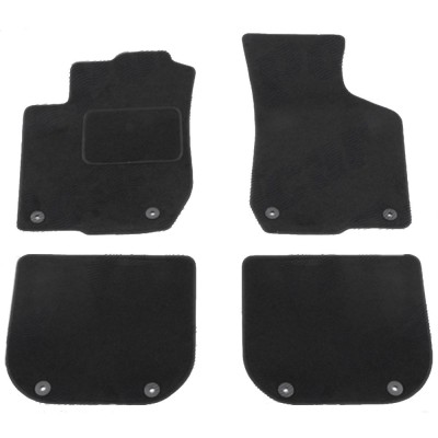 Set covorase auto mocheta Velor AUDI A3 (8L), 01.1996-04.2003, negru, foto