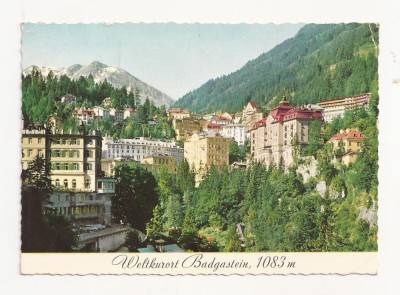 AT6 -Carte Postala-AUSTRIA- Weltkurort Badgastein, circulata 1968 foto