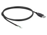 Cablu USB 2.0 DELOCK 95986 USB A 5 pini 1,5m 28AWG Negru