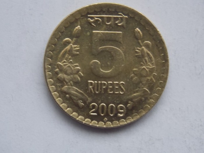 5 RUPEES 2009 INDIA