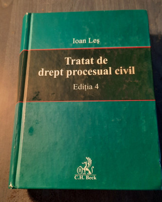 Tratat de drept procesual civil Ioan Les foto