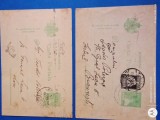 grup doua carti postale Romania Regala