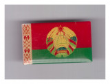 Insigna steag Belarus - Editions Atlas, cu pin, Europa