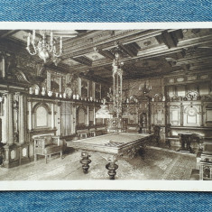 699. Sinaia - Castel Peles , Sala de biliard / castelul