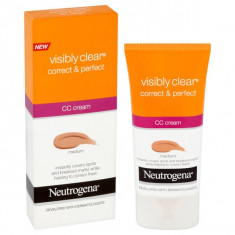 CC Cream Neutogena Visibly Clear Correct Protect - Medium, 50 ml foto