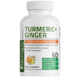 Turmeric si Ginger 1950 miligrame 60 capsule Bronson Laboratories