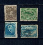Newfoundland 1880/1896 - Uzuale, fauna, personalități, serie stampilata