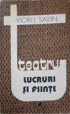 Teatru. Lucruri si Fiinte - Viorel Savin, Cartea Romaneasca, 1988, Beletristica, Piesa de Teatru, Romana, 234 pagini
