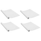 Cumpara ieftin Folii de usa autoadezive, 4 buc., lemn alb, 210 x 90 cm, PVC