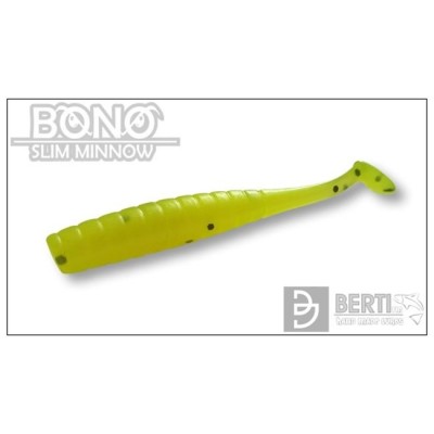 Shad Berti Bono Slim Minnow Silk Chartreuse 5cm, 8buc foto