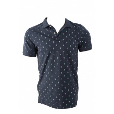 Tricou polo Jack &amp; Jones, bumbac, barbati, navy, L