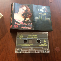 madalina manole traiesc pentru tine caseta audio muzica usoara pop roton 1996