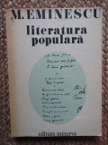 LITERATURA POPULARA DE M. EMINESCU , 1977