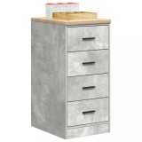 VidaXL Dulap depozitare garaj Beton Gri 40x51x85 cm lemn masiv de pin