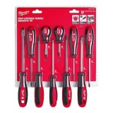 Trusa profesionala cu 10 surubelnite Milwaukee Tri-Lobe, varf magnetic