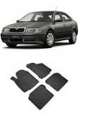Cumpara ieftin Set covorase cauciuc tip tavita SKODA OCTAVIA TOUR (A4) (2000-2010)