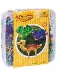 Hama Maxi Beads Beads &amp; 1 Pegboard In Box Dinosaur (8742)
