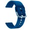 Curea silicon, compatibila Samsung Galaxy Watch 4 Classic, 46mm, telescoape Quick Release, Cobalt Blue