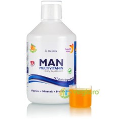 Multivitamine Lichide pentru Barbati cu 147 Ingrediente Active: Vitamine, Minerale, Aminoacizi si Verdeturi 500ml