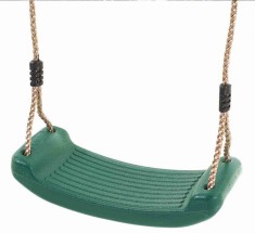 Leagan din plastic injectat PP verde foto