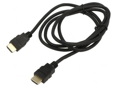 Cablu HDMI 1.4 Plat 3m Negru foto