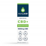 Ulei de canepa cu 1000mg CBD 500mg CBDA 500mg CBGA, 10ml, HempAID