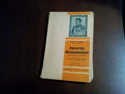 ISTORIA ROMANILOR Clasa VIII-a - Petre P. Panaitescu -Scrisul Romanesc,1942,328p foto