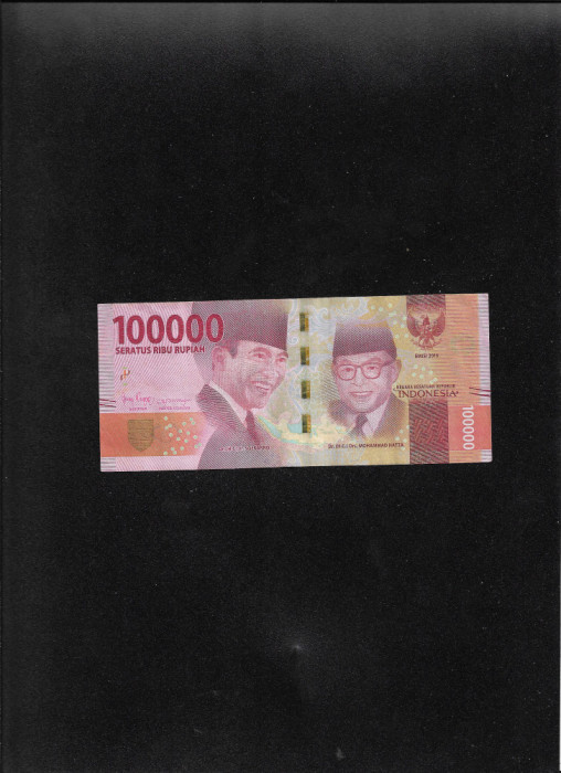 Indonesia Indonezia 100000 100.000 rupiah rupii 2016 seria888051