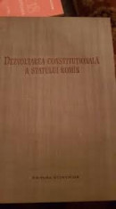 dionisie ionescu dezvoltarea constitutionala a statului roman foto