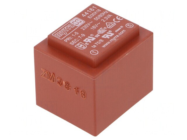 Transformator &Icirc;ncapsulat 2,3VA 230VAC 18V PCB