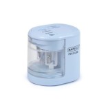 Ascutitoare electrica pt creioane 6-12 mm dubla bleu Rapesco PS12