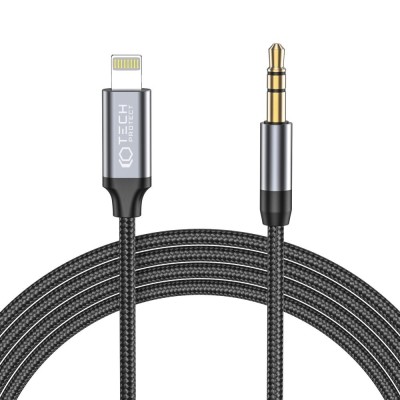 Cablu auxiliar audio Tech-Protect lightning - jack 3.5mm 1 m foto