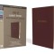 NIV, Reference Bible, Giant Print, Leather-Look, Burgundy, Red Letter Edition, Comfort Print