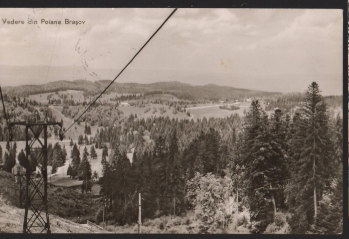 CPIB 22541 - CARTE POSTAL - VEDERE DIN POIANA BRASOV, RPR
